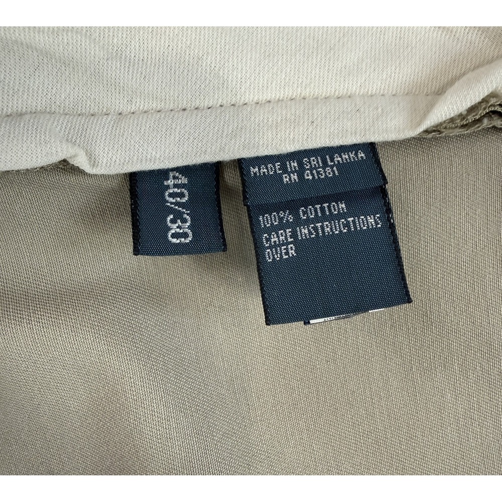 Polo Ralph Lauren Classic Fit Men's 40x30 Pants Tan Khaki Pleated Chino Preppy - Picture 5 of 9